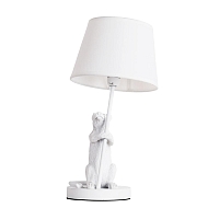 Настольная лампа Arte Lamp Gustav A4420LT-1WH - купить онлайн в интернет-магазине Люстра-Тут (Санкт-Петербург) недорого