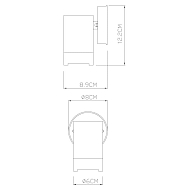 Уличный настенный светильник Arte Lamp Atlas A3503AL-1WH Image 1