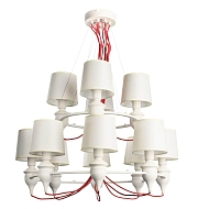 Подвесная люстра Arte Lamp Sergio A3325LM-8-4WH - купить онлайн в интернет-магазине Люстра-Тут (Санкт-Петербург) недорого