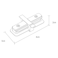 Коннектор прямой Arte Lamp Track Accessories A130133 Image 1