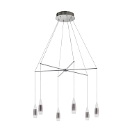 Подвесная светодиодная люстра Eglo Santiga 39326 - купить онлайн в интернет-магазине Люстра-Тут (Санкт-Петербург) недорого