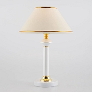 Настольная лампа Eurosvet 60019/1 глянцевый белый - купить онлайн в интернет-магазине Люстра-Тут (Санкт-Петербург) недорого