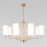 Подвесная люстра Eurosvet 60128/8 золото - купить онлайн в интернет-магазине Люстра-Тут (Санкт-Петербург) недорого