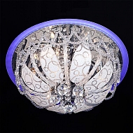 Потолочная люстра Eurosvet 80100/8 хром/голубой Image 1