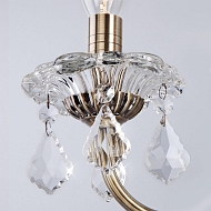 Бра Eurosvet 3281/2 античная бронза/прозрачный хрусталь Strotskis Image 1