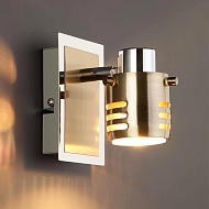 Спот Eurosvet 23463/1 хром/античная бронза Image 1