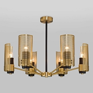 Потолочная люстра Eurosvet Grino 70139/6 латунь - купить онлайн в интернет-магазине Люстра-Тут (Санкт-Петербург) недорого