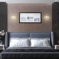 Настенный светильник Eurosvet Torreta 10121/2 хром/прозрачный хрусталь Strotskis Image 2