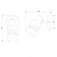 Спот Eurosvet Ansa 20120/1 хром Image 1