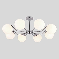 Подвесная люстра Eurosvet Frost 70154/8 хром - купить онлайн в интернет-магазине Люстра-Тут (Санкт-Петербург) недорого