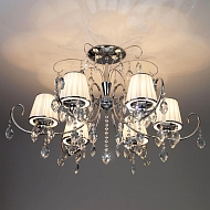 Подвесная люстра Eurosvet 10021/6 хром/прозрачный хрусталь Strotskis Image 3