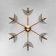 Потолочная люстра Eurosvet Rocco 60135/6 латунь Image 2