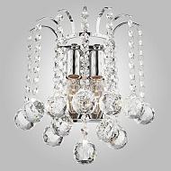 Бра Eurosvet 3299/2 хром/прозрачный хрусталь Strotskis - купить онлайн в интернет-магазине Люстра-Тут (Санкт-Петербург) недорого