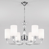 Подвесная люстра Eurosvet Catania 60112/6 хром - купить онлайн в интернет-магазине Люстра-Тут (Санкт-Петербург) недорого