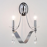 Бра Eurosvet 60064/2 хром - купить онлайн в интернет-магазине Люстра-Тут (Санкт-Петербург) недорого