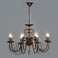 Подвесная люстра Eurosvet 60018/8 черный с золотом Image 2