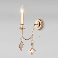 Бра Eurosvet Telao 10120/1 золото/тонированный хрусталь Strotskis - купить онлайн в интернет-магазине Люстра-Тут (Санкт-Петербург) недорого