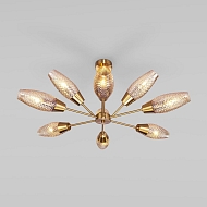 Подвесная люстра Eurosvet Thalia 60140/9 золото - купить онлайн в интернет-магазине Люстра-Тут (Санкт-Петербург) недорого