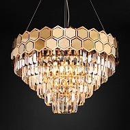 Подвесная люстра Eurosvet Ariana 10124/8 золото/прозрачный хрусталь Strotskis Smart Image 3