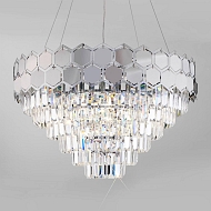Подвесная люстра Eurosvet Ariana 10124/8 хром/прозрачный хрусталь Strotskis Smart Image 2