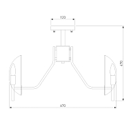 Потолочная люстра Eurosvet Rocco 60135/6 латунь Image 1