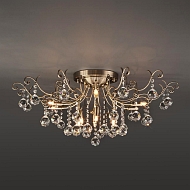 Потолочная люстра Eurosvet 10042/12 античная бронза/прозрачный хрусталь Image 2