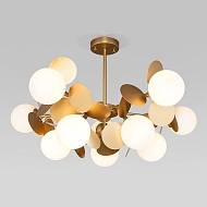 Потолочная люстра Eurosvet Matisse 70134/10 перламутровое золото Smart - купить онлайн в интернет-магазине Люстра-Тут (Санкт-Петербург) недорого