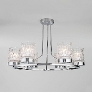 Потолочная люстра Eurosvet Calle 60127/6 хром - купить онлайн в интернет-магазине Люстра-Тут (Санкт-Петербург) недорого