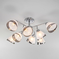 Потолочная люстра Eurosvet Paola 30126/8 хром - купить онлайн в интернет-магазине Люстра-Тут (Санкт-Петербург) недорого