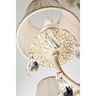 Подвесная люстра Eurosvet 10054/5 белый с золотом/прозрачный хрусталь Strotskis Image 1