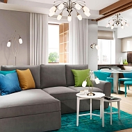 Торшер Eurosvet 22080/2F античная бронза Image 3