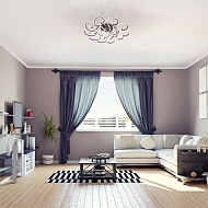 Потолочный светодиодный светильник Eurosvet Smart Rosca 90236/10 чёрный кофе Image 2