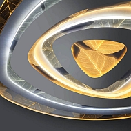 Потолочный светодиодный светильник Eurosvet Floris 90221/1 белый Image 1