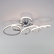 Потолочный светодиодный светильник Eurosvet Shaft 90127/2 хром Image 1