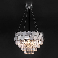 Подвесная люстра Eurosvet Ariana 10124/5 хром/прозрачный хрусталь Strotskis Smart Image 2