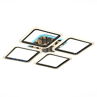 Потолочная светодиодная люстра Evoled Qutro SLE200482-04RGB - купить онлайн в интернет-магазине Люстра-Тут (Санкт-Петербург) недорого