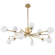 Подвесная люстра Freya Alexis FR5120PL-12G - купить онлайн в интернет-магазине Люстра-Тут (Санкт-Петербург) недорого