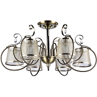 Потолочная люстра Freya Simone FR2020-PL-06-BZ - купить онлайн в интернет-магазине Люстра-Тут (Санкт-Петербург) недорого