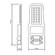 Уличный светодиодный консольный светильник Gauss Qplus 629535380 Image 1