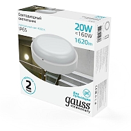 Настенно-потолочный светодиодный светильник Gauss Elementary 126411220 Image 2
