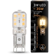 Лампа светодиодная Gauss G9 3W 2700K прозрачная 107409103 - купить онлайн в интернет-магазине Люстра-Тут (Санкт-Петербург) недорого