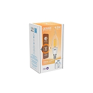 Лампа светодиодная диммируемая филаментная Gauss Smart Home Filament E14 4,5W 2700K прозрачная 1260112 - купить онлайн в интернет-магазине Люстра-Тут (Санкт-Петербург) недорого