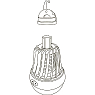 Антимоскитный светодиодный светильник Gauss Mosquito GMQ02 Image 1