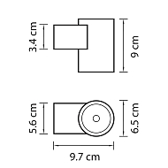 Уличный настенный светодиодный светильник Lightstar Paro 350694 Image 1