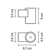 Уличный настенный светодиодный светильник Lightstar Paro 350674 Image 1