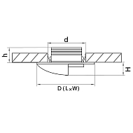 Встраиваемый светодиодный светильник Lightstar Lumina 212166 Image 1