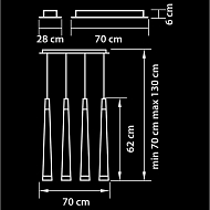 Подвесная люстра Lightstar Punto 807064 Image 2