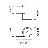 Уличный настенный светодиодный светильник Lightstar Paro 350692 Image 1