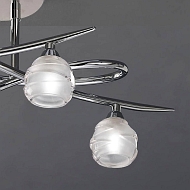 Потолочная люстра Mantra Loop Chrome 1804 Image 1