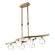 Подвесная люстра Mantra Cuadrax 0995 - купить онлайн в интернет-магазине Люстра-Тут (Санкт-Петербург) недорого